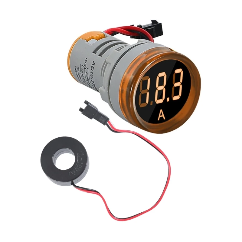 Hiện tại Máy Đo 0-100A Màn Hình Hiển Thị Điện Áp ĐÈN LED Kỹ Thuật Số Hiển Thị Vôn Kế Đồng Hồ Đo Điện Áp Màn Hình Tín Hiệu Đèn