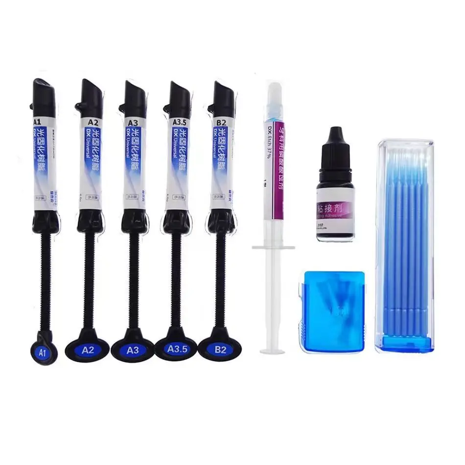 Dental Universals Light Cure Restoration Syringe Universal Shade Resin Flowable Composite Resindental Filling Composite