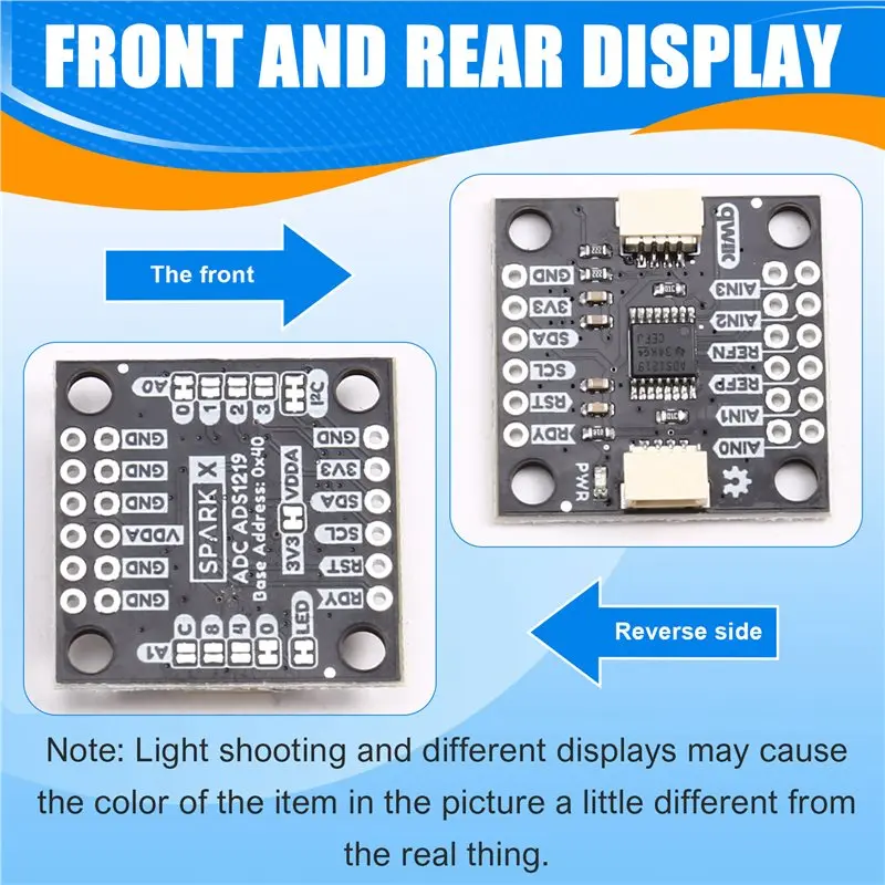 ABKN-2.3-5.5V ADS1219 24-Bit AD Sampling Module 24-Bit ADC-4 Channel Sampling Module ADS1219 Module Sampling Module