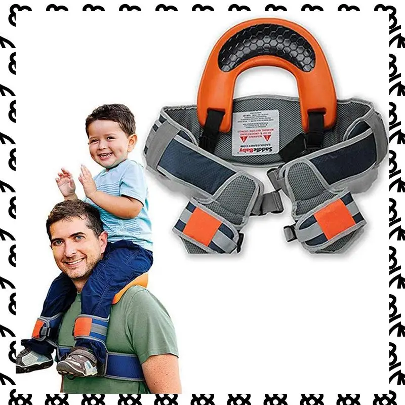 

A07I детская переноска-кенгуру, детское седло, походный рюкзак для малышей, детский рюкзак с ремнями на щиколотке, свободные руки, вмещает ребенка 44,1 фунта