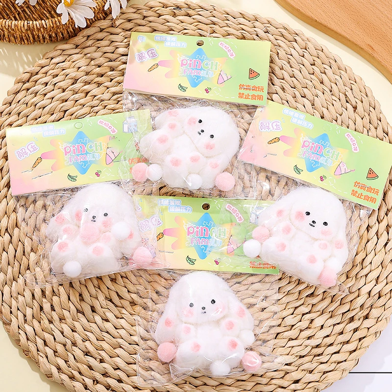 Jouets en peluche Kawaii pour enfants, Bunny Puppy, Ooze Feeling Instituts, Souligné Squeeze, Irritability Fingertip, Cadeaux doux