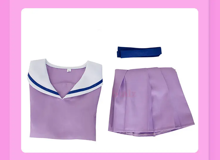 Iki Hiyori Cosplay Anime Noragami Yukine parrucca Costume Cospaly ragazza uniforme scolastica marinaio Cosplay JK Dress Set