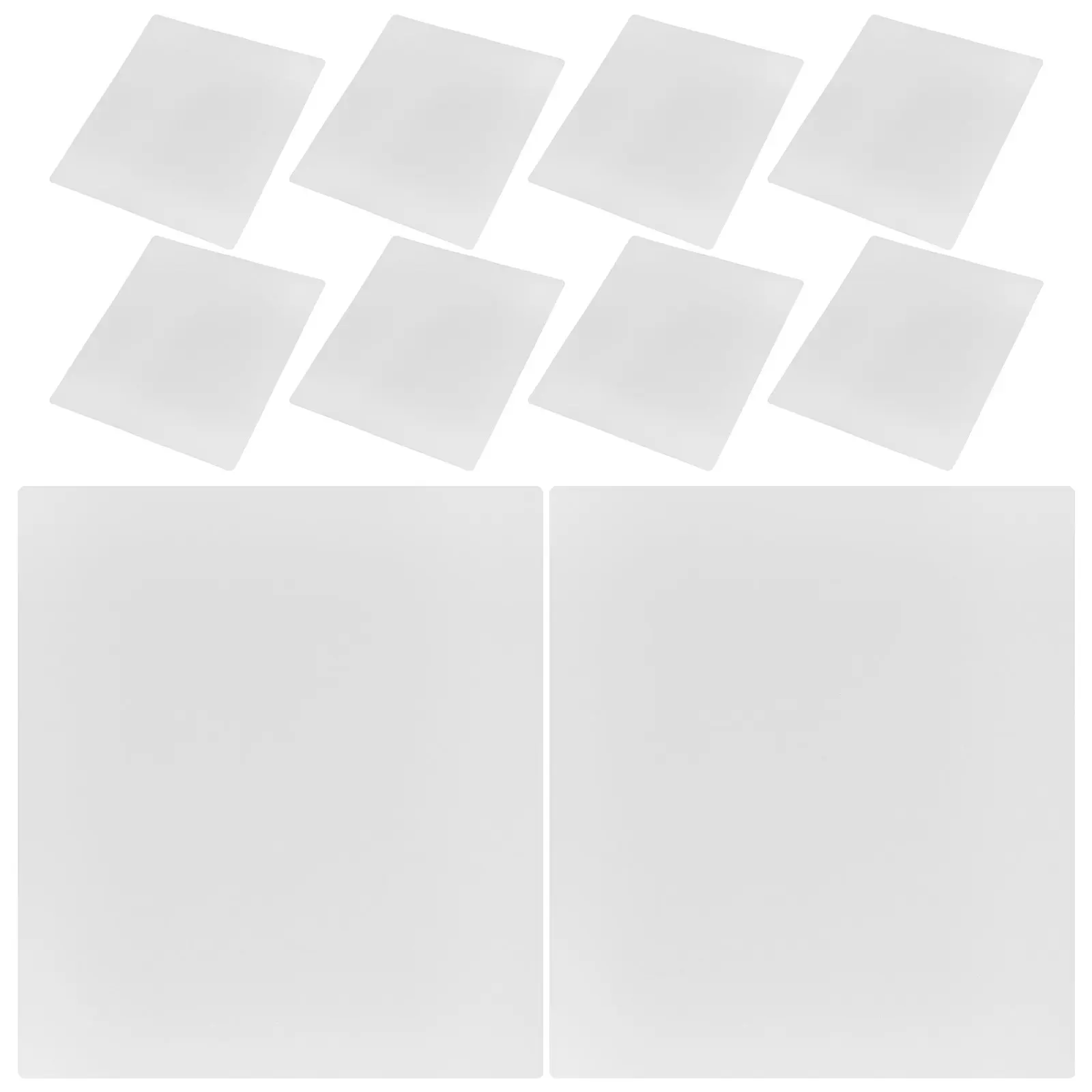 

10 шт. прозрачных ПВХ-досок для 3D-печати, многоразовые листы для рисования 3D-ручкой, для создания прозрачных трафаретов и шаблонов