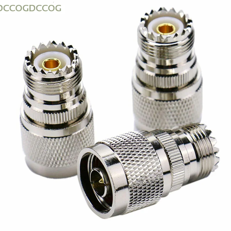 1 Stück RF-Koax-Adapterstecker N-Typ Stecker auf UHF SO-239 Buchse gerade