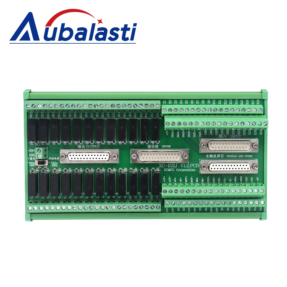 Imagem -04 - Aubalasti io Expansion Board Cabo Db25 para Xc809d Sistema de Controle Cnc Peças