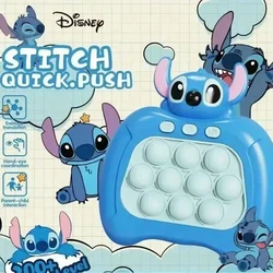 Stitch Push Game Disney Whack-a-mole Stress Relief Toy Anime Stich Children's Educational Game Mini Mole Machine Gifts for Kids