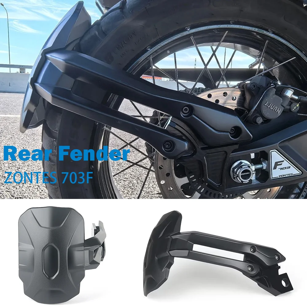 

For ZONTES 703F 703 F Motorcycle Back Wheel Mudguards Fender Extension Cover Splash Protector Protection Hugging Guard Extender