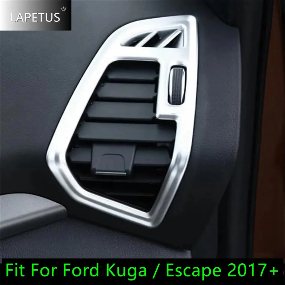 

Matte Side Dashboard Air Conditioning AC Vent Outlet Frame Decor Cover Trim For Ford Kuga / Escape 2017 - 2019 Car Accessories