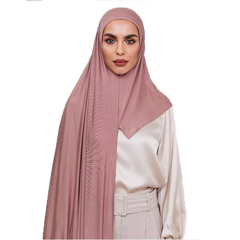 BOHOWAII sciarpa Hijab istantanea per le donne sciarpa testa Jersey Premium musulmana avvolgere morbido turbante traspirante Voile Femme Musulmane