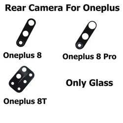 Rear Camera For Oneplus 8 8T Pro Back Camera Glass Lens With Glue Sticker Replacement Repair Parts