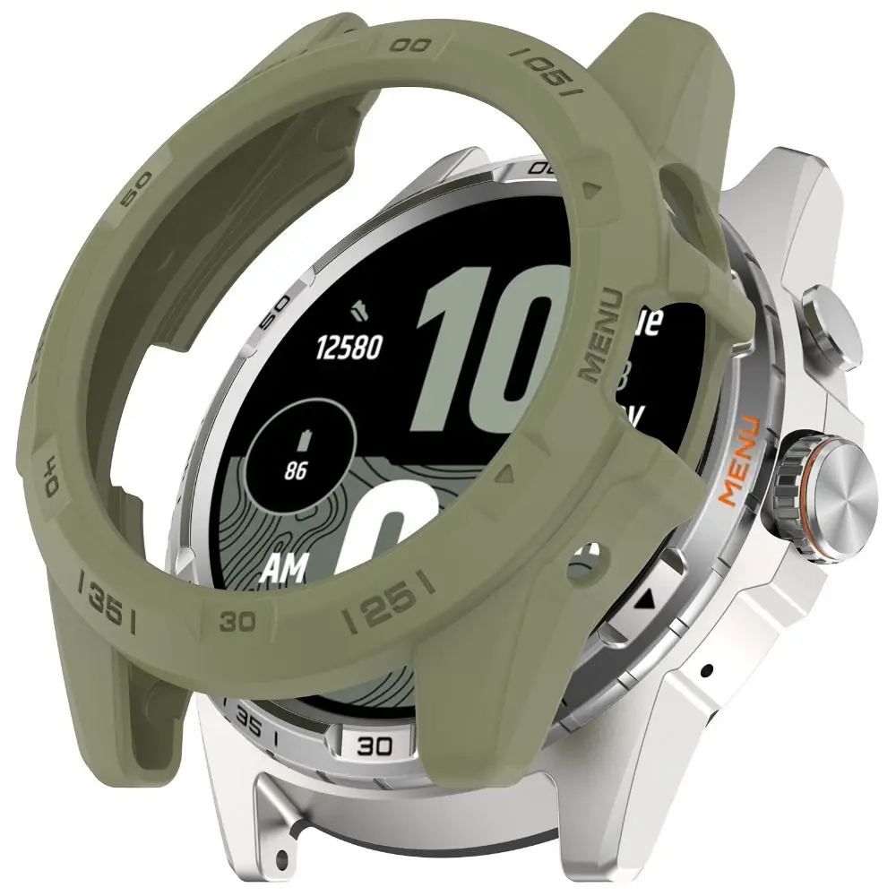 New TPU Protective Case Hollow Anti-Scratch Frame Bumper Soft Edge Shell for Ticwatch Atlas Smart Watch Accessories