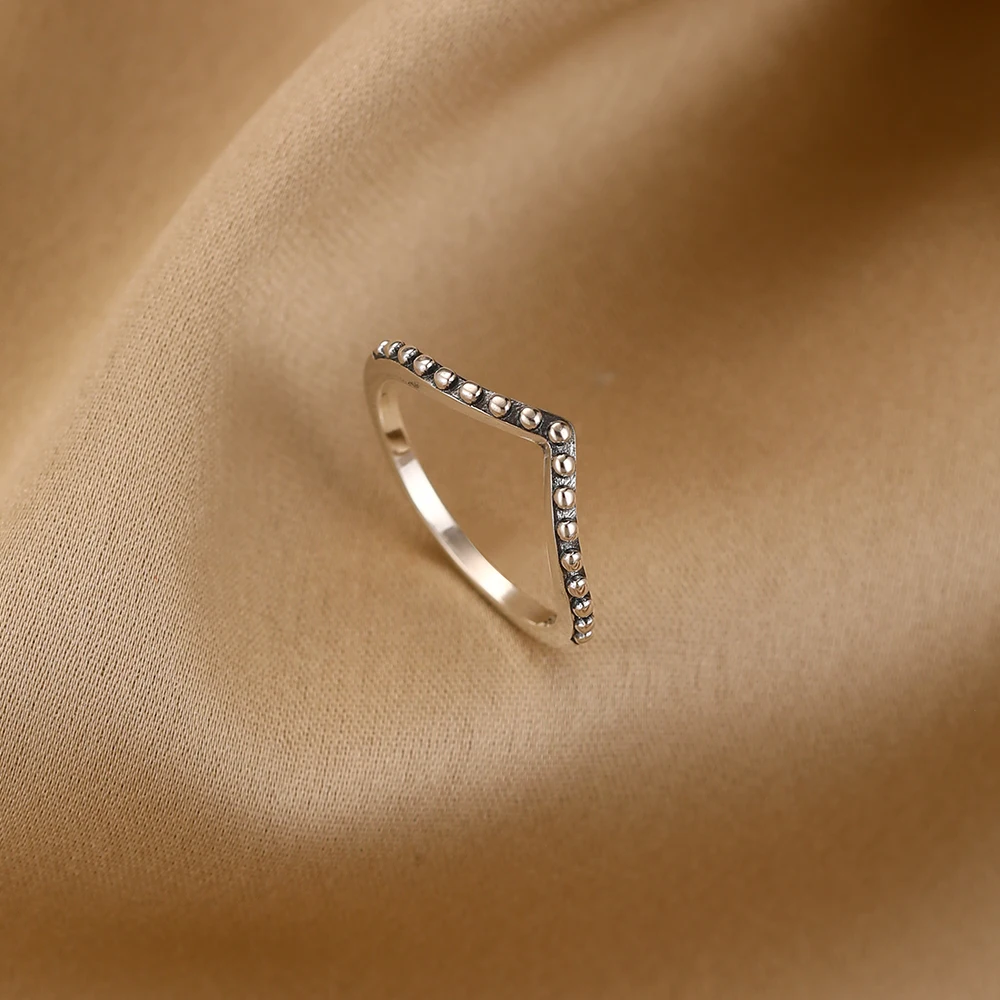 Women's 925 Sterling Silver Heart-Shaped Pearl Bow Ring