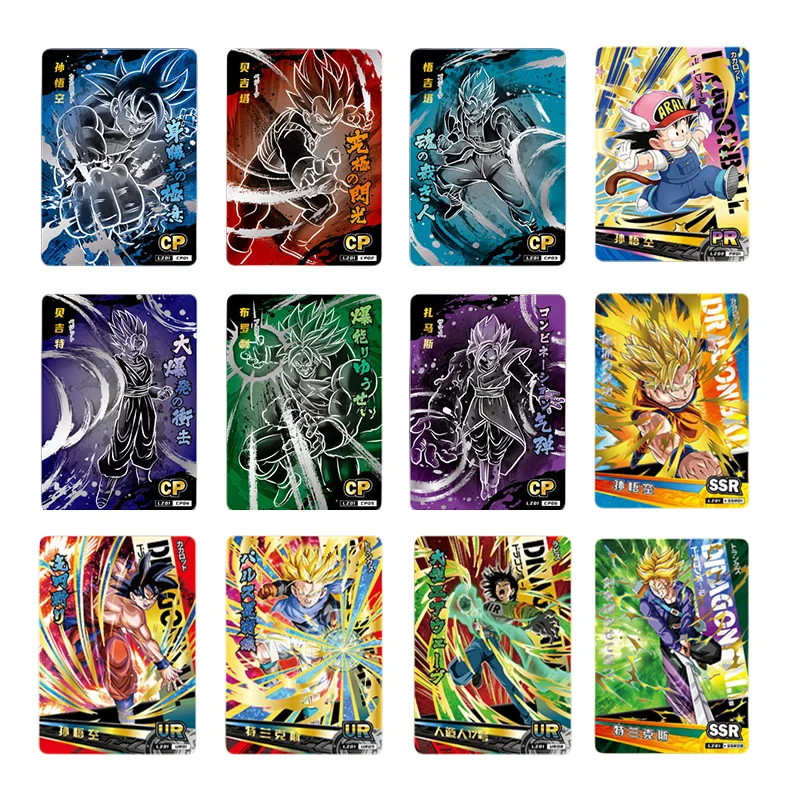 Dragon Ball Cards Booster Box TCG Rare Trading Card Game Son Goku Saiyan Vegeta Collection Card Children Gift Toy