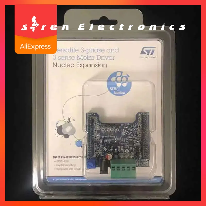

X-NUCLEO-IHM16M1 Плата расширения трехфазного бесщеточного двигателя постоянного тока на базе STSPIN830 для STM32 Nucleo