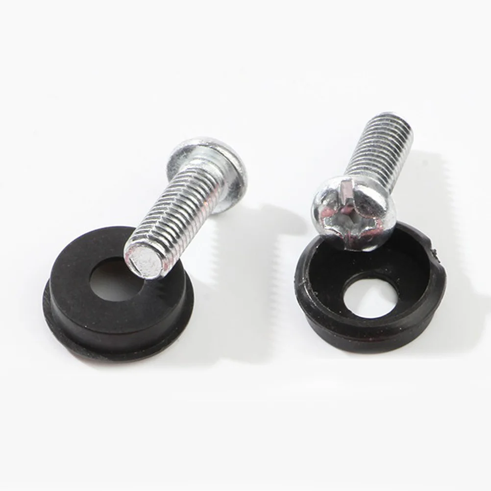 License Plate Screw Nuts and Bolt Anti-theft Screws for Vehicle Fasteners Rhinestone Hardware