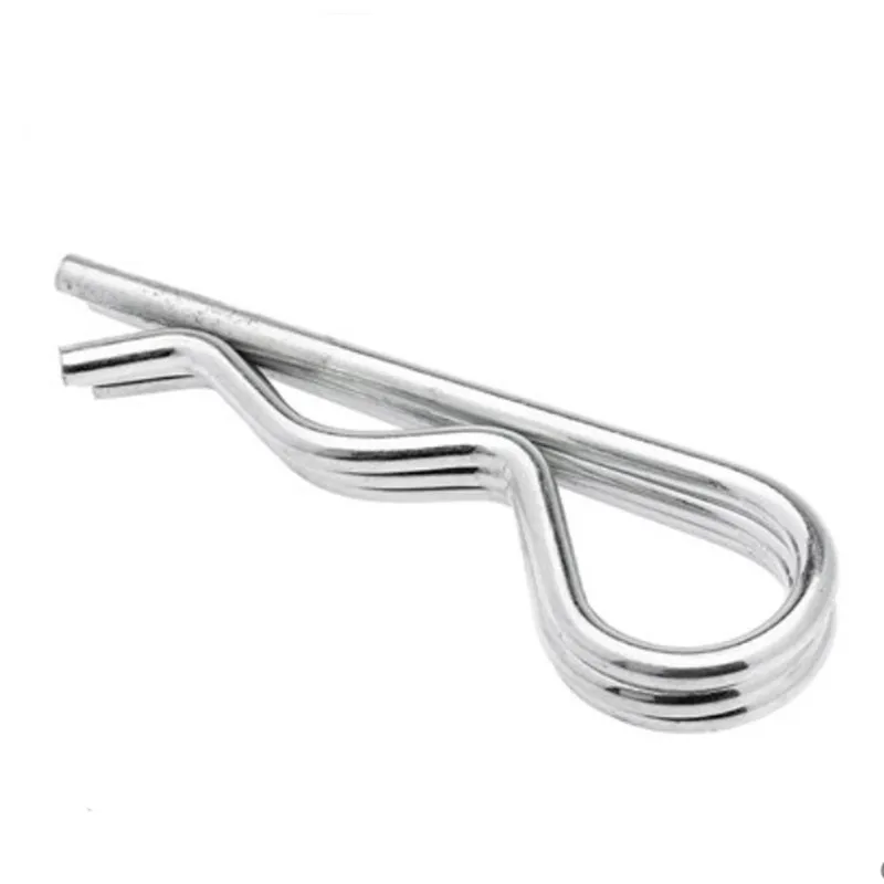 5/10pcs M1 M1.2 M1.6 M1.8 M2 M2.5 M3 M3.5 M4 Steel R Type Spring Cotter Pin Wave Shape Split Clip Clamp Hair Tractor Pin A2