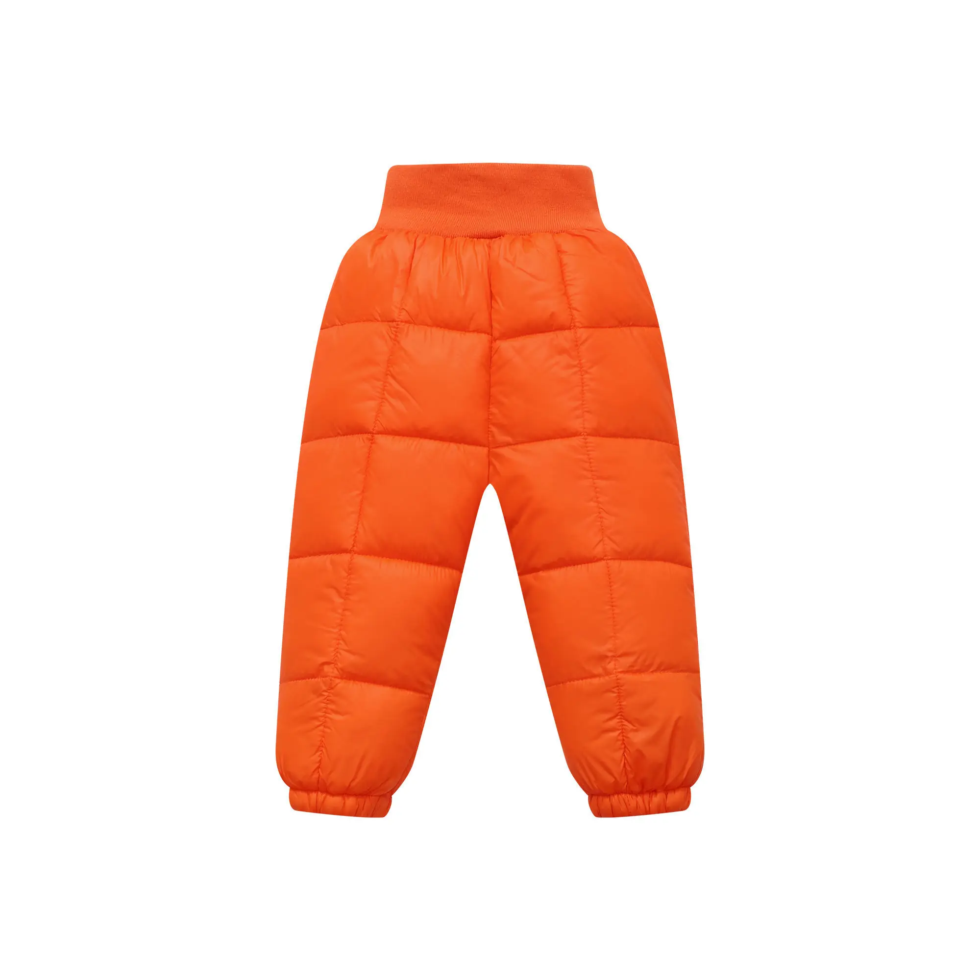 Autumn WinterWarm Kids Down Cotton Pants Clothing Boys Pants Girls Leggings Children Down Trousers Windproof Snow Pants Clothes