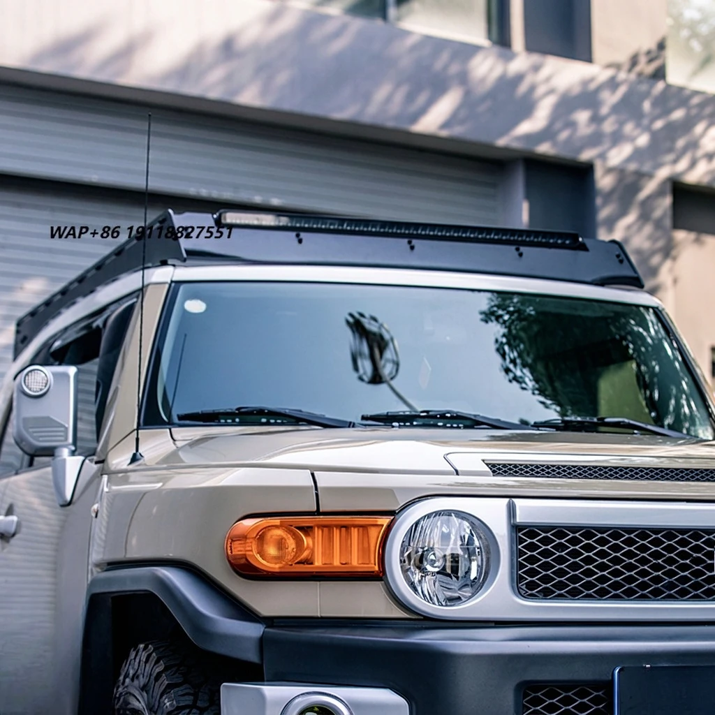 Low Profile Aerodynamic Roof Rack for FJ Cruiser 2007+ Aluminum Cargo Platform Modular Off-Road Basket 4x4 Accessories