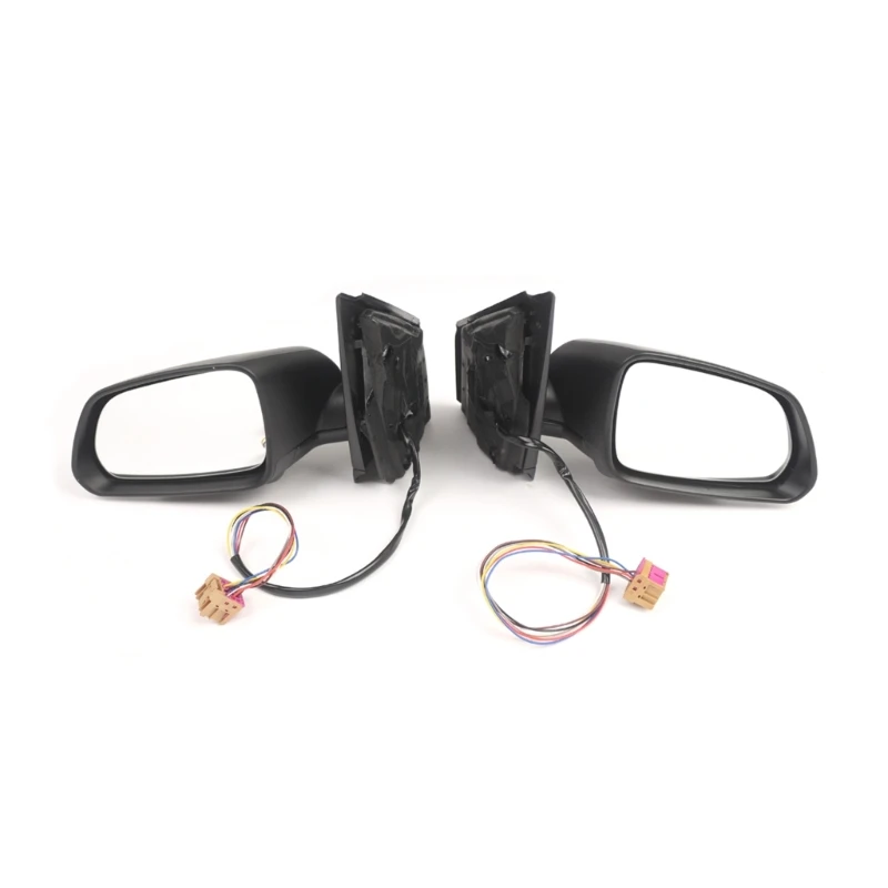 Side View Mirror Unit for 2005-2009 Power Adjustable Exterior 7 Wire Assembly with Parking Visibility Support