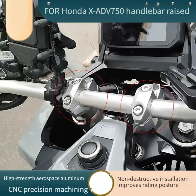 For Honda X-ADV750 ADV350 Handlebar Riser Pullback Elevador Manillar Moto Accesorios Moto