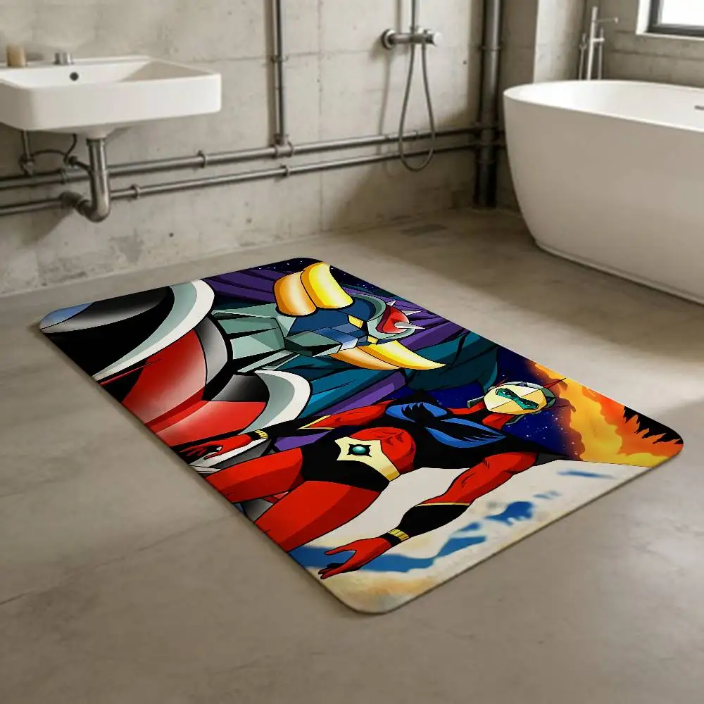 UFO ROBO GRENDIZER GOLDORAK Anmie Door Mat Kids Room Bedroom Decoration Balcony Anti-Slip Doormat Living Room Doormat Area Rug