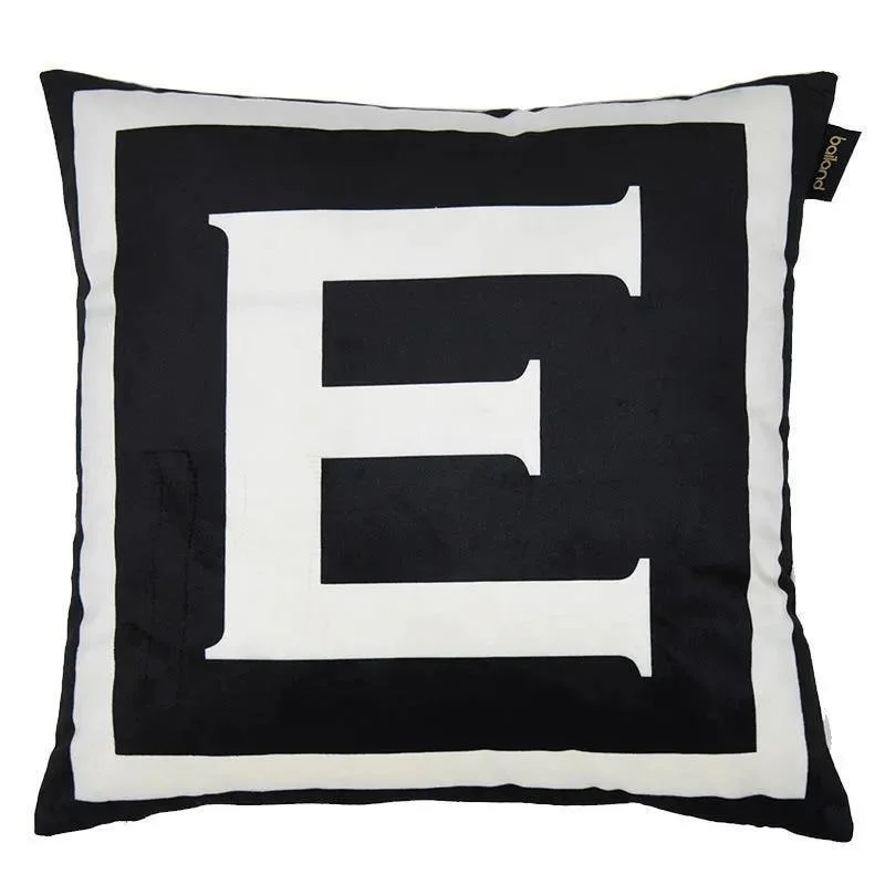 Nordic Letter Black White Pillow Letters Boho Throw Pillow Cover Car Office Nap Pillow Home Decoration Modern for Women 45x45