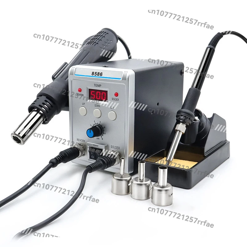 

700W 2 in 1 Rework Welding Bench Light Emitting Diode Digital Display Hot Air Gun Welding Iron Electrostatic Welding Repair Tool