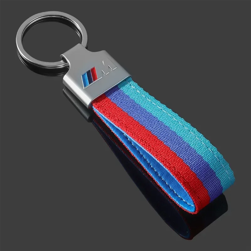 1pc Car Keyring Keychain Auto Logo Key Holder for BMW M Power Performance M3 M5 X1 X3 X5 X6 E46 E39 E36 E60 E90 Car Accessories