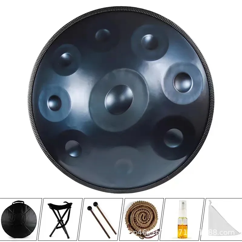 Grosir drum cakram tangan Professional grade handpan cakram tangan 440 Hz 432 Hz drum lidah baja tempa tangan