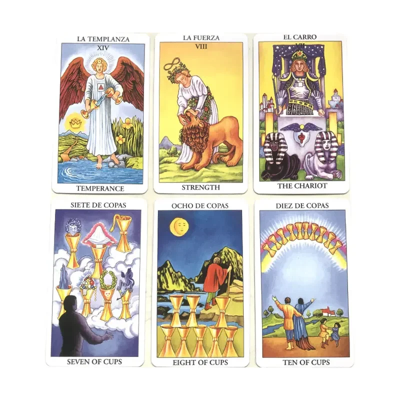 Rider Waite Tarot Cards Classic Tarot Spanish English Version Divination Fate Forecasting Prophecy THE MAGICIAN Table Games