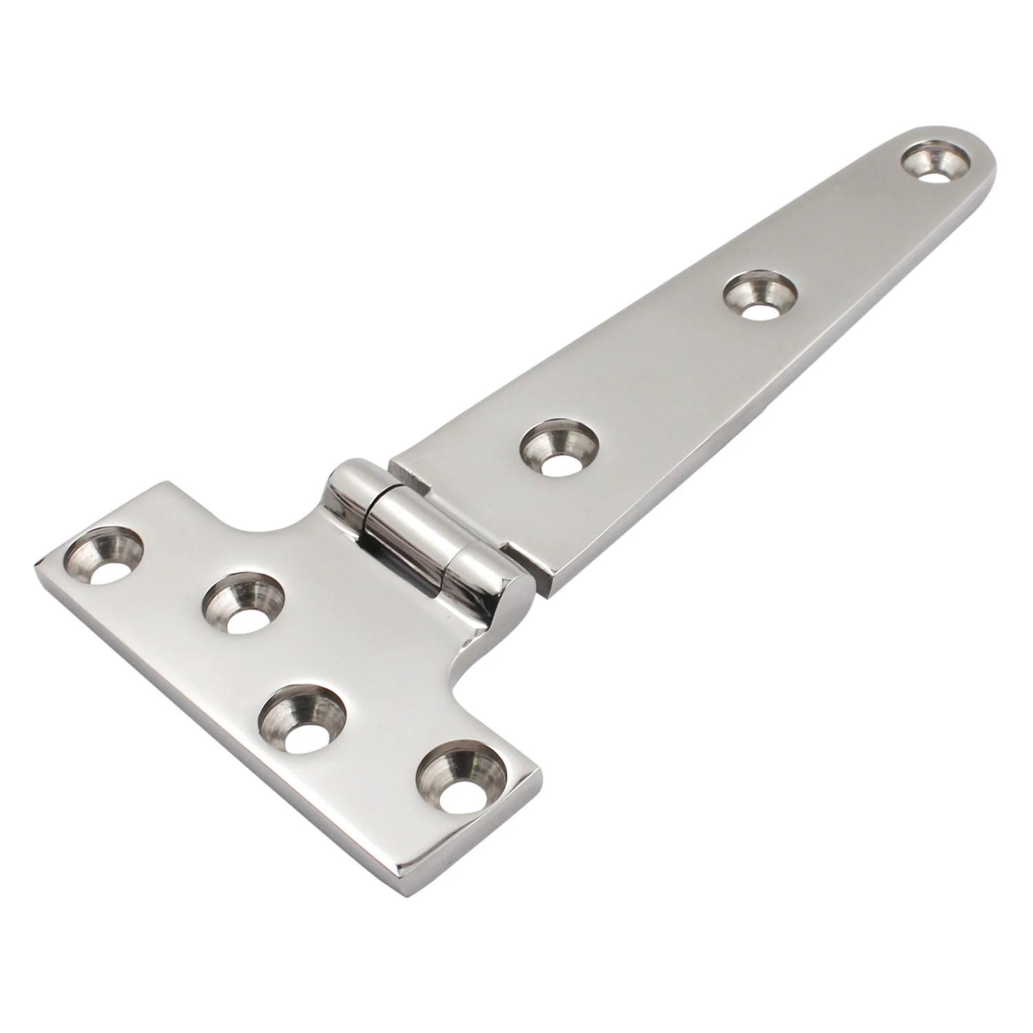 Stainless Steel 316 Universal T Shape Boat Marine Practical Replacement Parts Hardware Door Hinge Flush Mount Cabinet