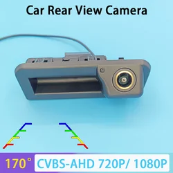 170 Degree AHD 1080P CVBS HD Vehicle Rear View Camera for Audi Q2 Q3 A5 A6L Q5L VW TAYRON PASSAT Skoda Sagitar Porsche Cayenne