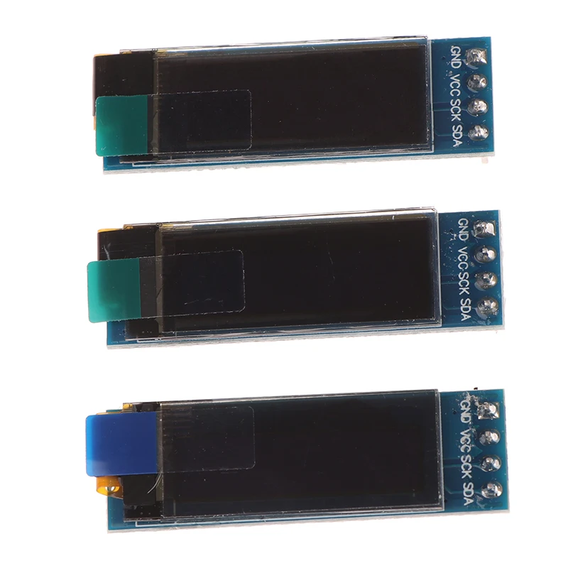 1Pc 0.91 Inch OLED Display Module White/blue OLED 128X32 LCD LED Display SSD1306 12832 0.91 IIC I2C Communicate For Ardunio