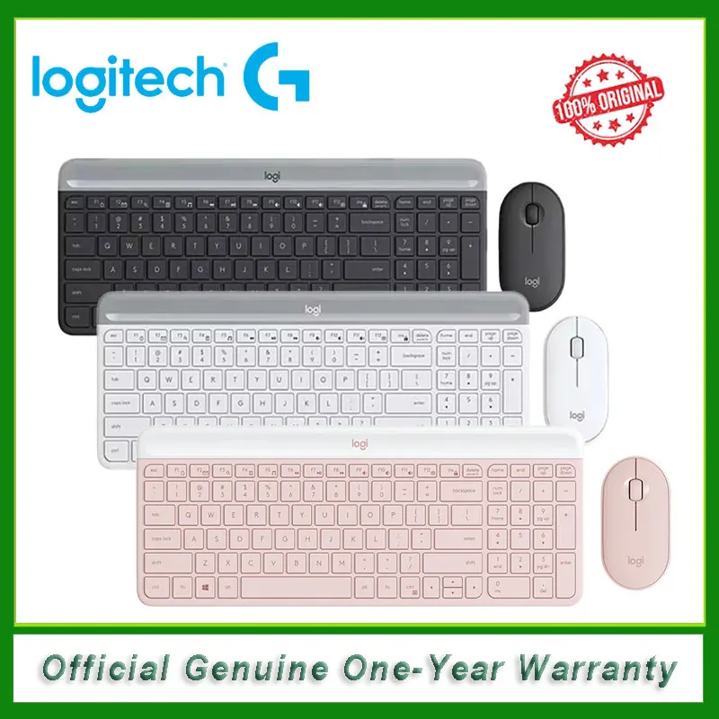 Беспроводная клавиатура и мышь Logitech MK470, ультратонкая, 2,4G, бесшумная, 1000 точек на дюйм, тонкие Keboards, набор мышей для ПК, ноутбука, офиса, оригинал Беспроводная клавиатура и мышь Logitech MK470, ультратонкая, 2,4G, бесшумная, 1000 точек на дюйм, тонкие Keboards, набор мышей для ПК, ноутбука, офиса, оригинал