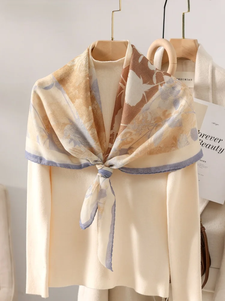 Echarpe-carree-en-laine-pour-femme-fine-polyvalente-haut-de-gamme-style-chinois-pour-l'automne-et-l'hiver-cadeau-d'anniversaire