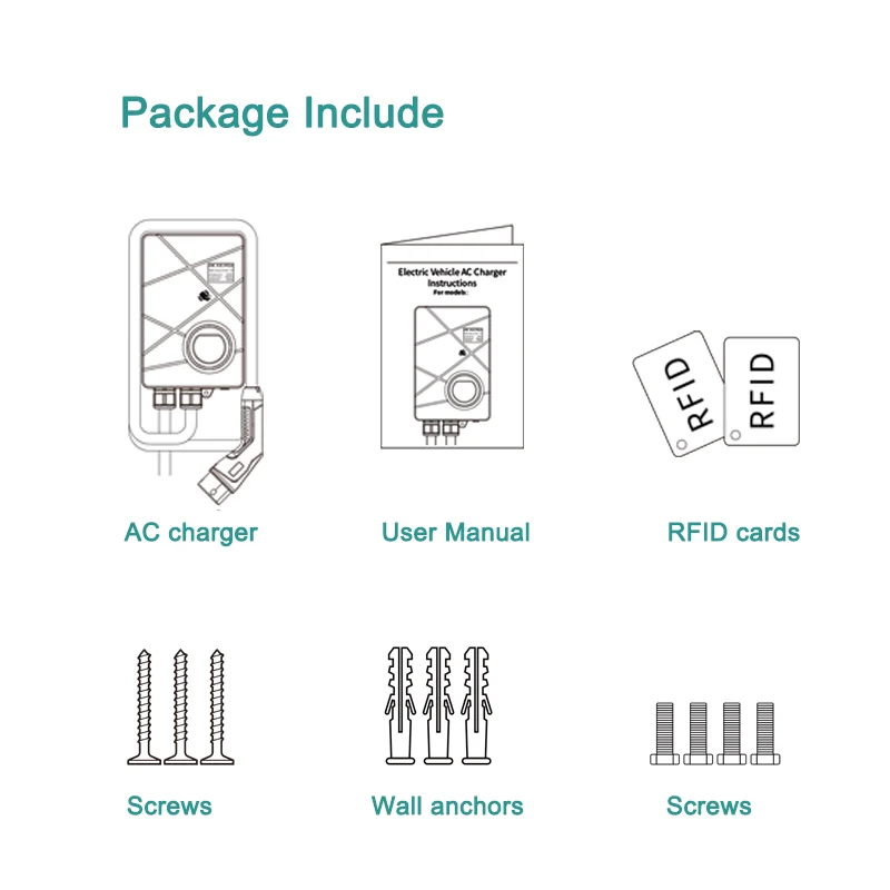 새로운 에너지 차량 자동차 액세서리 전기 자동차 충전을 위한 22kw Ev 충전기 충전소