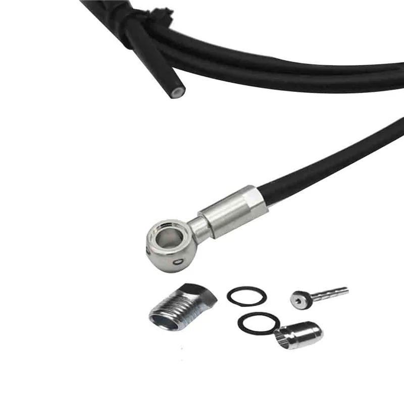 

4X Bike Bicycle 2 Meter Brake Hose Kit For Formula R1 R1R Ro Rx T1 Mega Line Tube + Oil Needle+Olive+Rubber Rings