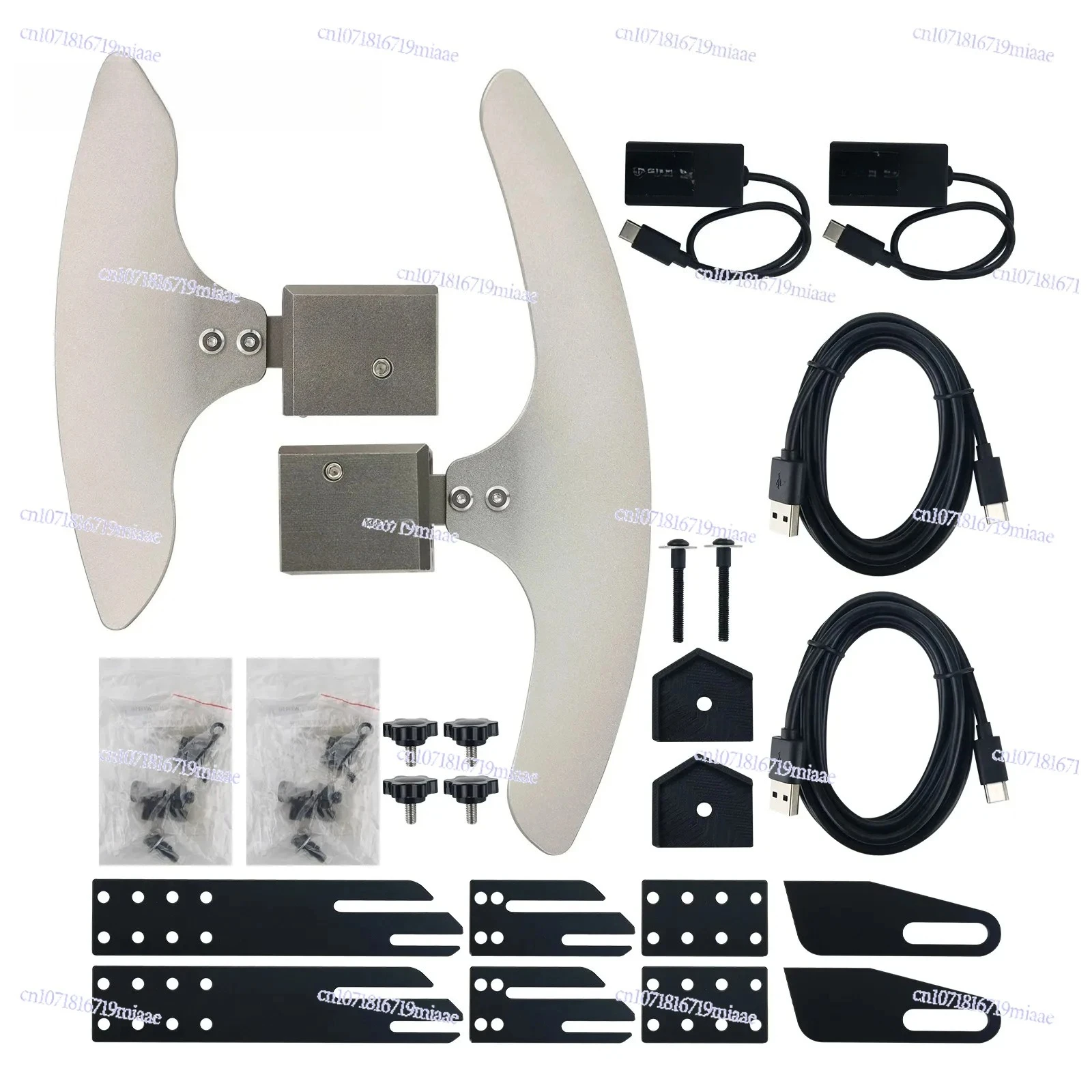 

Left Side /Right Side Paddle Shifter Kit Aluminum Alloy Racing Simulator for WRC Video Games