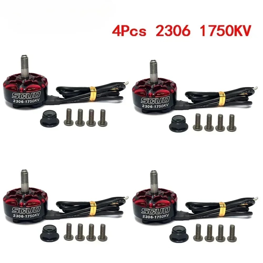 

YSIDO SCUD 2207 1850KV 2550KV 2306 1750KV 2500KV 3-6S Motor sin escobillas para Drones Mark 4 FPV Racing Freestyle 5 pulgadas 6