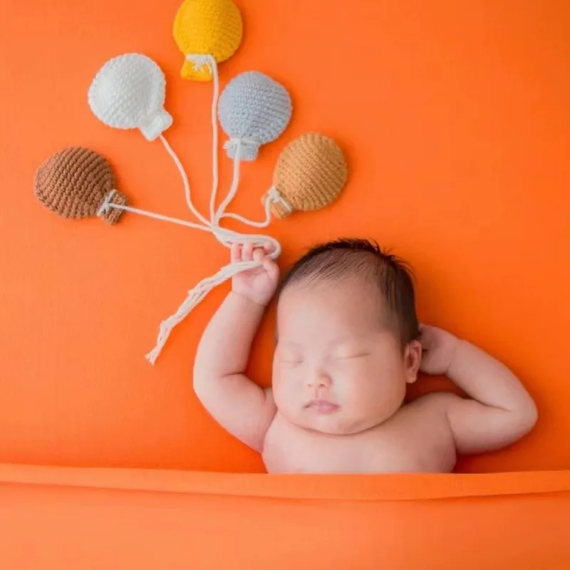 Baby Studio Shooting Prop Swing Hammock Cloud Balloon Newborn Posing Accessory For Themed Infant Portrait Photography Scene Use