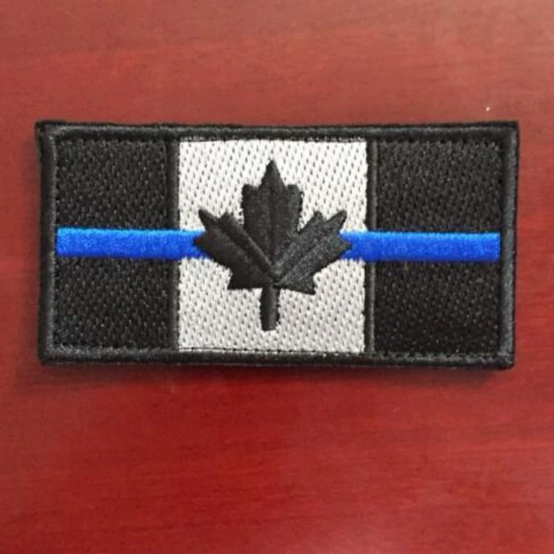 Toppe bandiera del Canada sui vestiti toppe per abbigliamento Patch tattica articoli militari distintivi sul distintivo del ricamo dello zaino