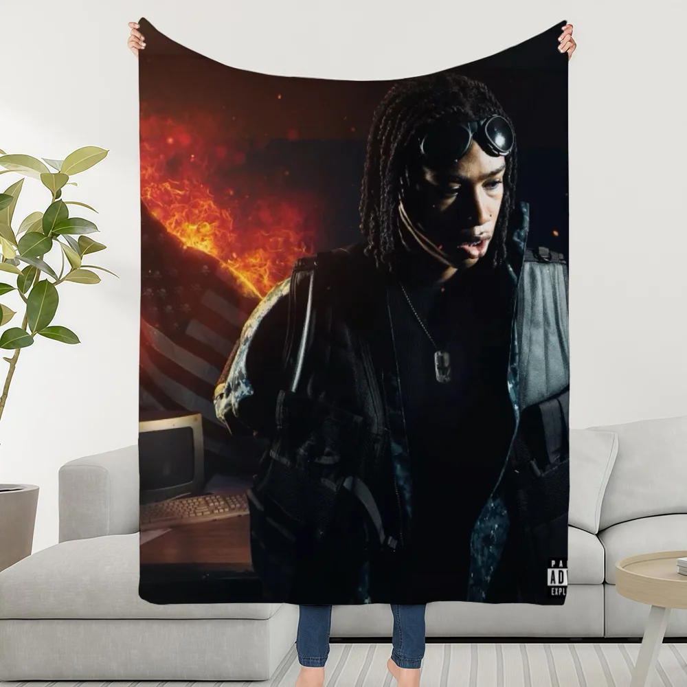 Rich Amiri War Ready Blanket Throw Super Cosy Plush Living Room Sofa Couch Childish Birthday Gifts