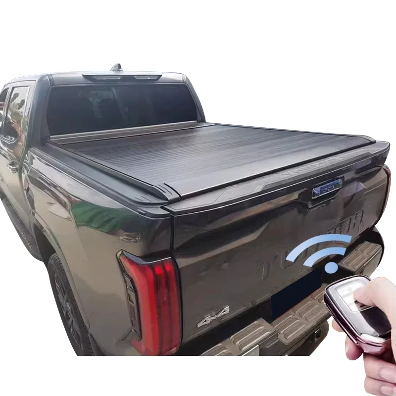 Apollo Auto Teile Elektrische Roller Deckel Up Aluminium Legierung PickUp Lkw Tonneau Bett Abdeckung Für Tundra SR5 Tundra TRD 2021-202