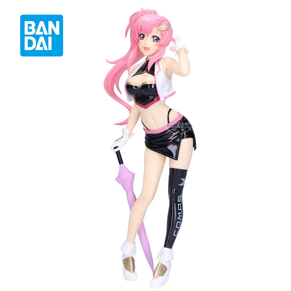 Original Banpresto Glitter Glamours Kidou Senshi Gundam Seed Freedom Lacus Clyne -Racing Ver. 22Cm Anime Figure Model Toys Gift