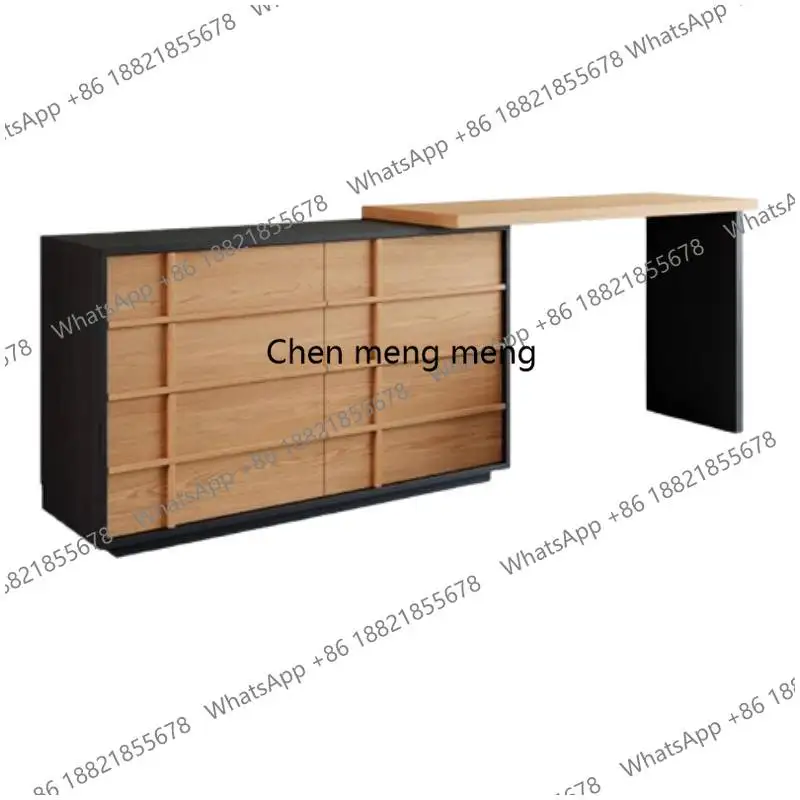 a17  Brown Natural Vanity Table Dest Storage Wooden Vintage Mirror Makeup Vanity Desk Space Saving Table De Maquillage Furniture