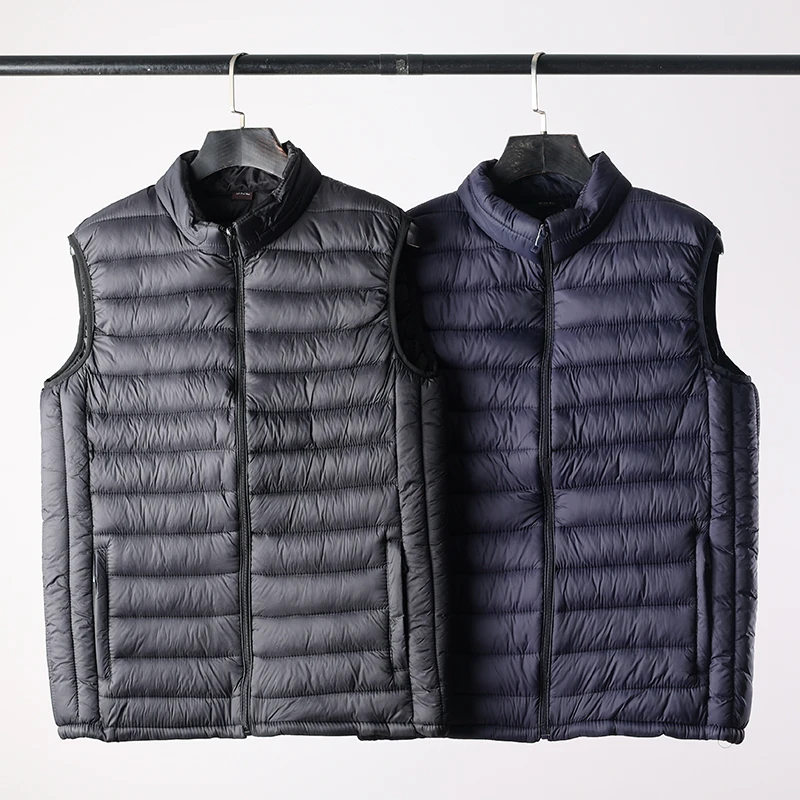 

Lightweight Spor Casual Cotton Vest Jaet Men's Stand Collar Warm Autumn Winter Outerwear Faion Urban Sle Youth
