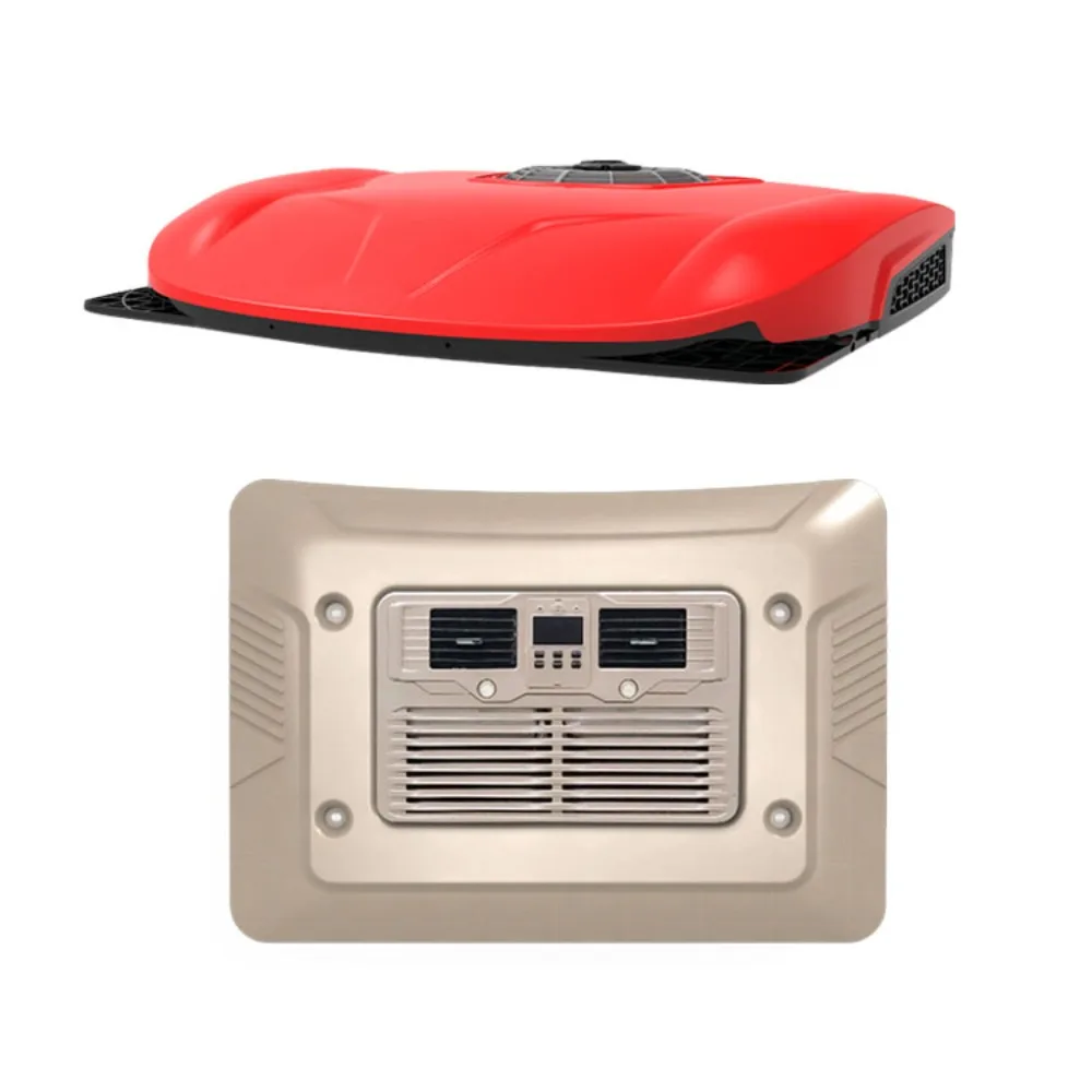 Mini 12v Electric Parking RV Air Conditioner for Rooftop Car Auto Forklift Vehicle Truck Van Cabin Rooftop RV Tractor