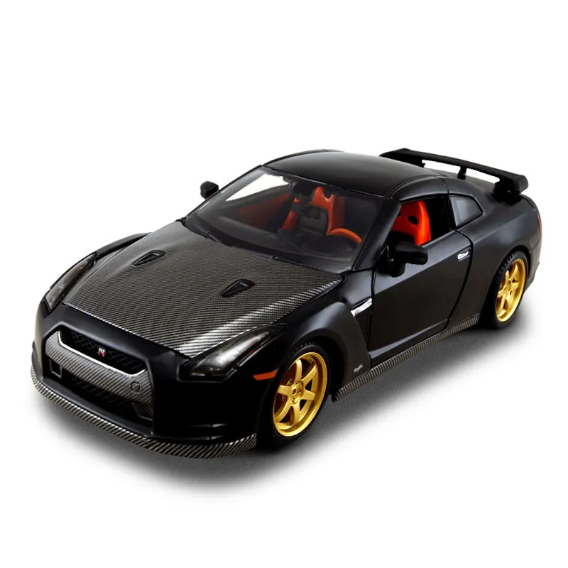 Maisto 1:24 Nissan GTR 2009 Modified Vehicle Alloy Car Diecasts & Toy Vehicles Car Model Miniature Scale Model Car Toy