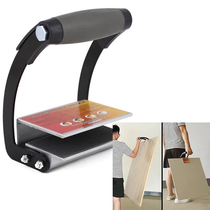 Plywood Onboard Tools Heavy Metal Aluminum Alloy Fixtures Onboard Handles Woodworking One-handed Gypsum Board Hand-clamping Tool