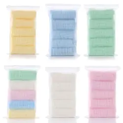 5pcs/lot Baby Handkerchief Gauze Baby Bibs Square Towel 30x30cm Muslin Cotton Infant Face Towel Wipe Cloth D5QF